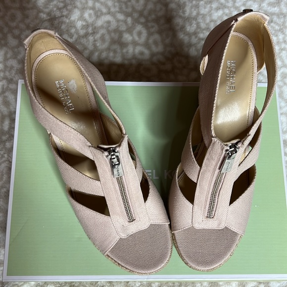 Michael Michael Kors - Canvas Damita Wedge - Picture 3 of 4